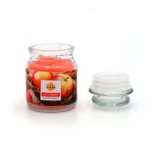 Apple Cinnamon Scented Candle 100gm