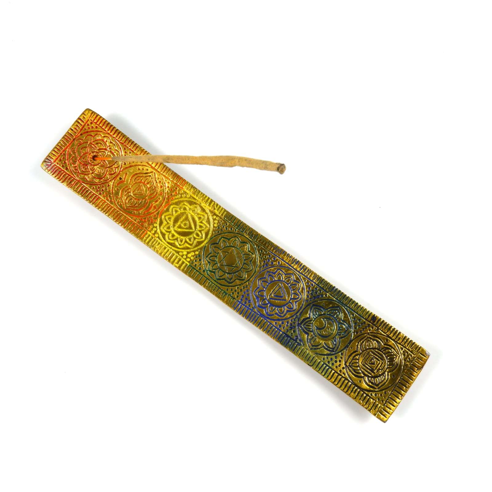 7 Chakra Metal Incense Holder Liklastore