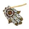 Likla Metal Humsa Incense Holder/Agarbatti Stand (White)