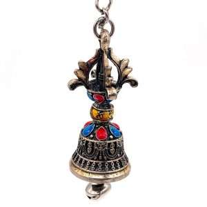 Tibetan Prayer Bell Keychain