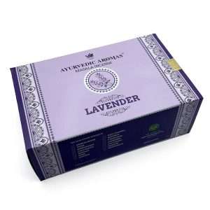 Ayurvedic Aromas Lavender Masala Incense, 15gm, Pack of 12