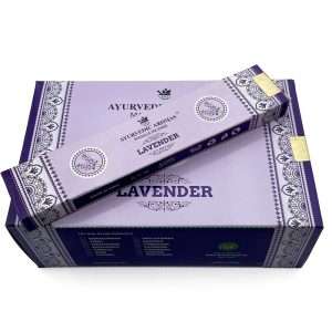 Ayurvedic Aromas Lavender Masala Incense, 15gm, Pack of 12