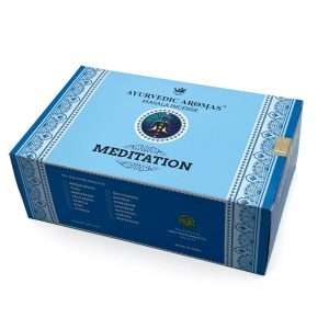 Ayurvedic Aromas Meditation Masala Incense, 15gm, Pack of 12