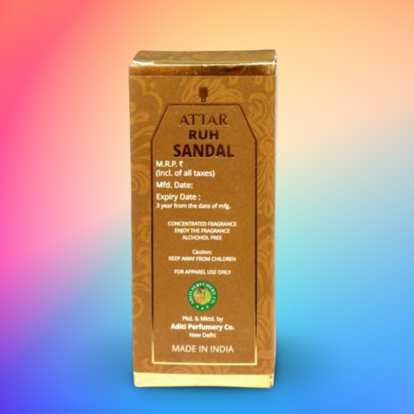 Likla Ruh Sandal Roll On Attar 8ml - Image 3