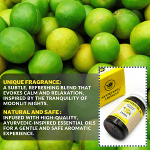 Ayurvedic Aromas Lemon Diffuser Aroma Oil 10ml