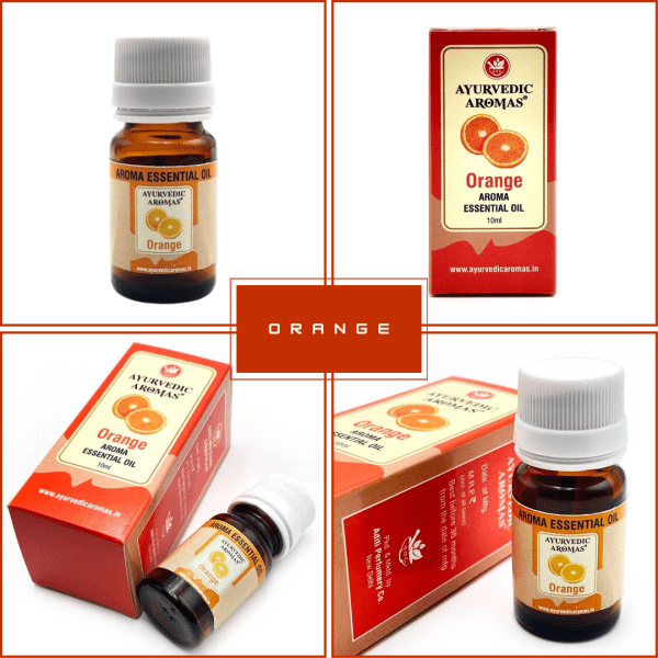 Ayurvedic Aromas Orange Diffuser Aroma Oil 10ml - Image 4