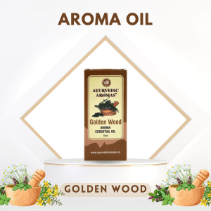 Ayurvedic Aromas Golden Wood Diffuser Aroma Oil 10ml