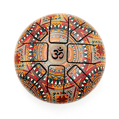 LIKLA MANDALA STEEL TONGUE DRUM / HAPPY DRUM – 6 INCH