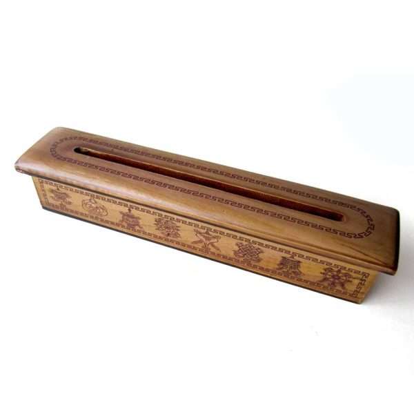 TIBETAN INCENSE BURNER – ELEGANT WOODEN DESIGN