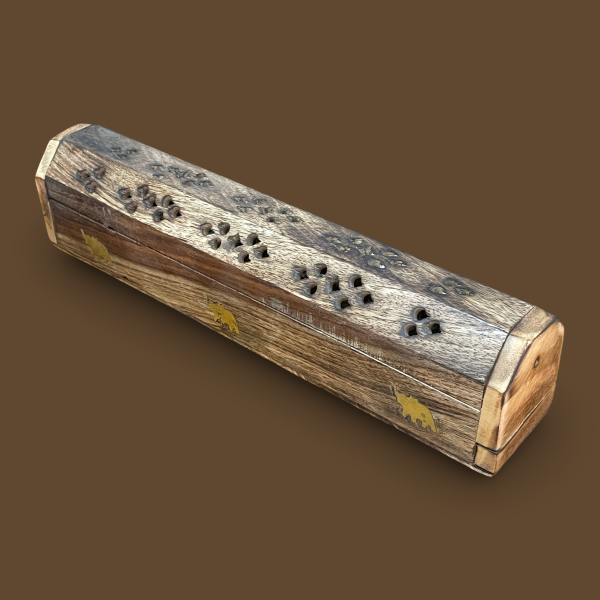 TIBETAN WOODEN INCENSE HOLDER - Image 5
