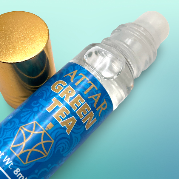 Likla Green Tea Roll On Attar 8ml - Image 4