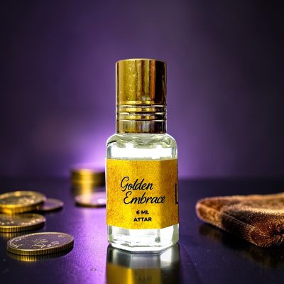 Likla Golden Embrace Attar 6ml – Warm Roll On